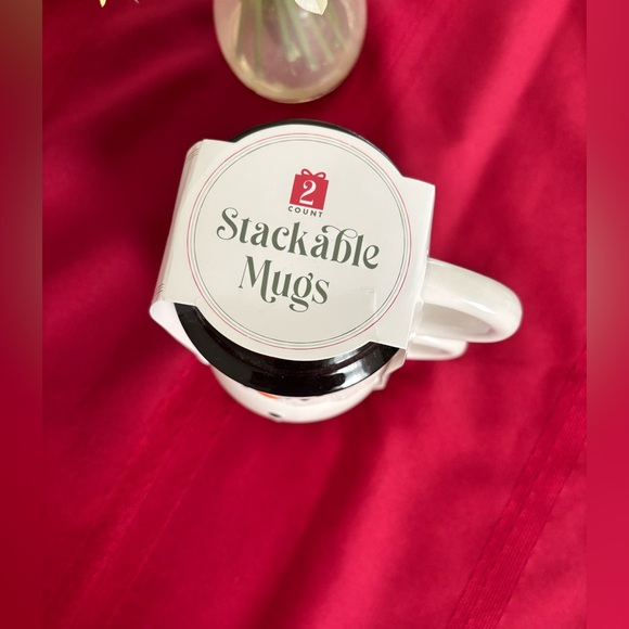 Snowman Stackable Mug Set - Picture 3 of 5